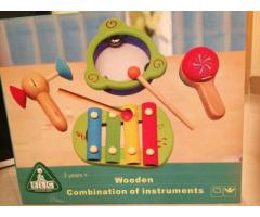 ELC 4合1木製音樂玩具 
